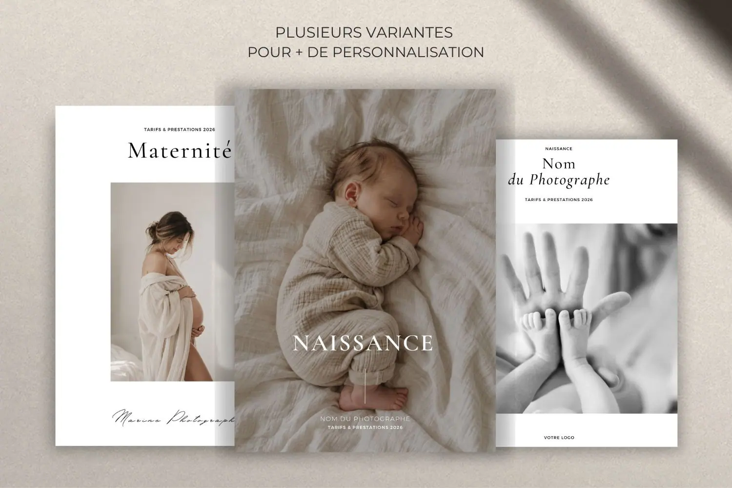 plaquette tarifaire portrait